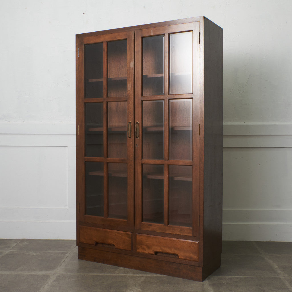 ※最終価格※【展示品】ヴィンテージ　ガラスキャビネット ジャパンヴィンテージ ガラスキャビネット｜rocca rocca