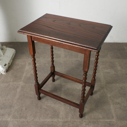 英国クラシック バーリーシュガーツイスト サイドテーブル