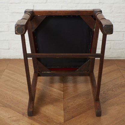 英国アンティーク ダイニングチェア / 張替品