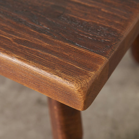 オランダ民芸 オーク材 サイドテーブル