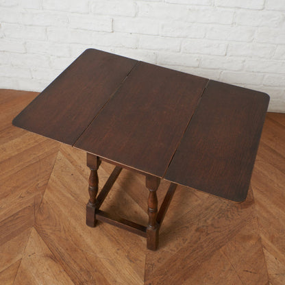 英国クラシック ドロップリーフ コーヒーテーブル