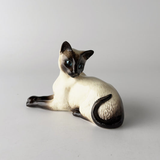 ヴィンテージ シャム猫のフィギュリン