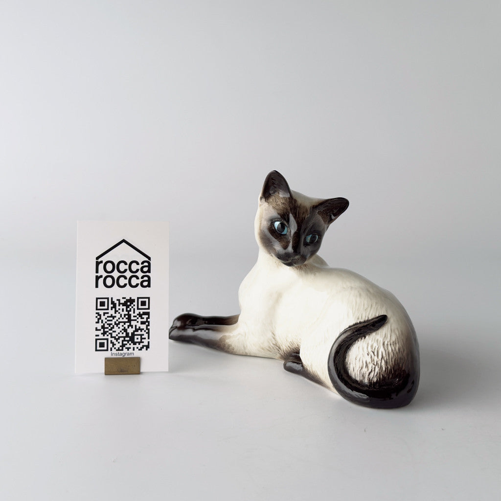 ヴィンテージ シャム猫のフィギュリン