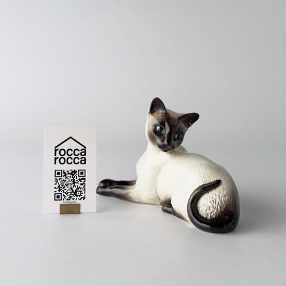 ヴィンテージ シャム猫のフィギュリン