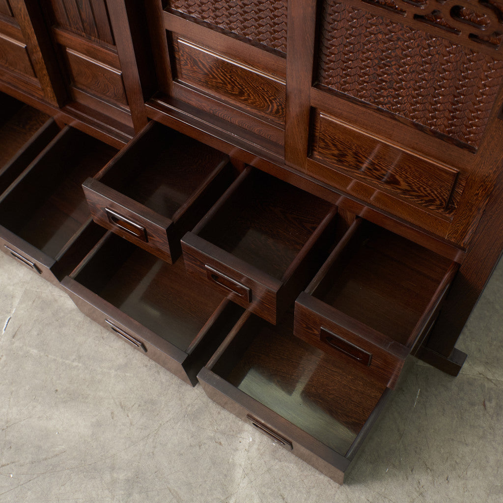 鉄刀木 水屋箪笥