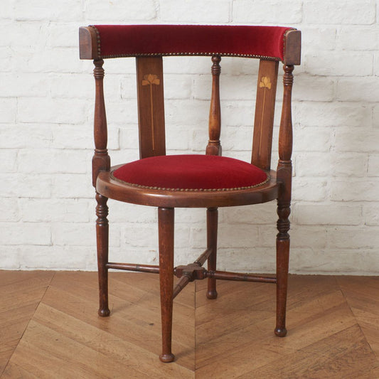 アーツアンドクラフツ様式 アームチェア / 張替済