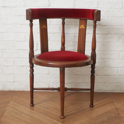 アーツアンドクラフツ様式 アームチェア / 張替済