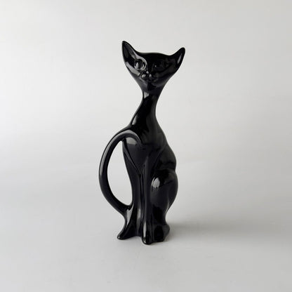 英国ヴィンテージ 黒猫のフィギュリン