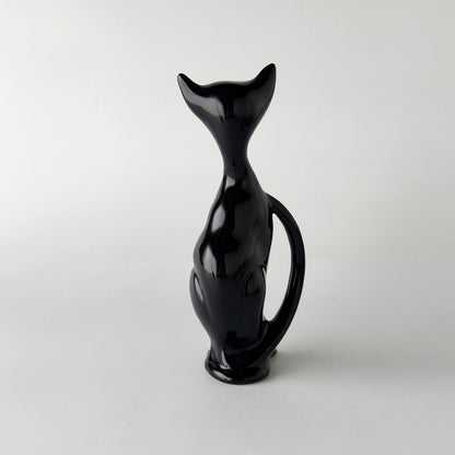 英国ヴィンテージ 黒猫のフィギュリン
