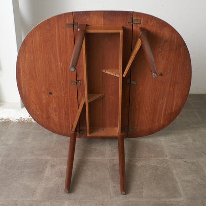 ドロップリーフ ゲートレッグテーブル (4396)