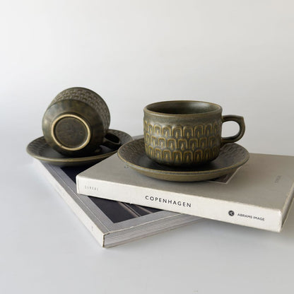 Pennine ペンニン カップ＆ソーサー Cambrian Green