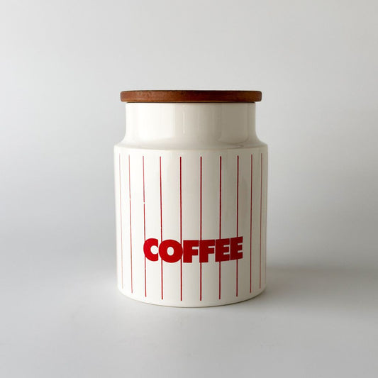 Stripe ストライプ キャニスター "COFFEE"