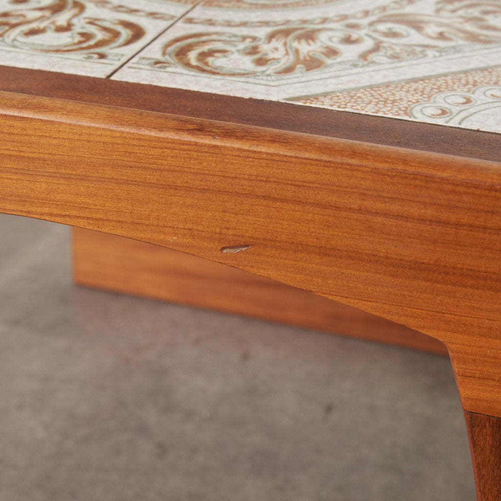 ヴィンテージ タイルトップ コーヒーテーブル