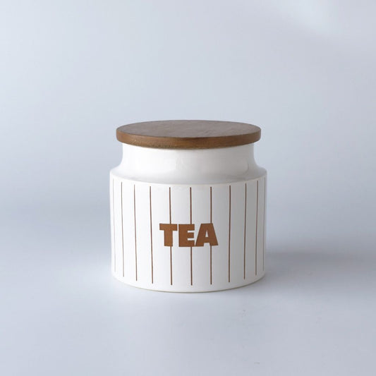 STRIPE ストライプ キャニスター "TEA"