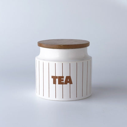 STRIPE ストライプ キャニスター "TEA"