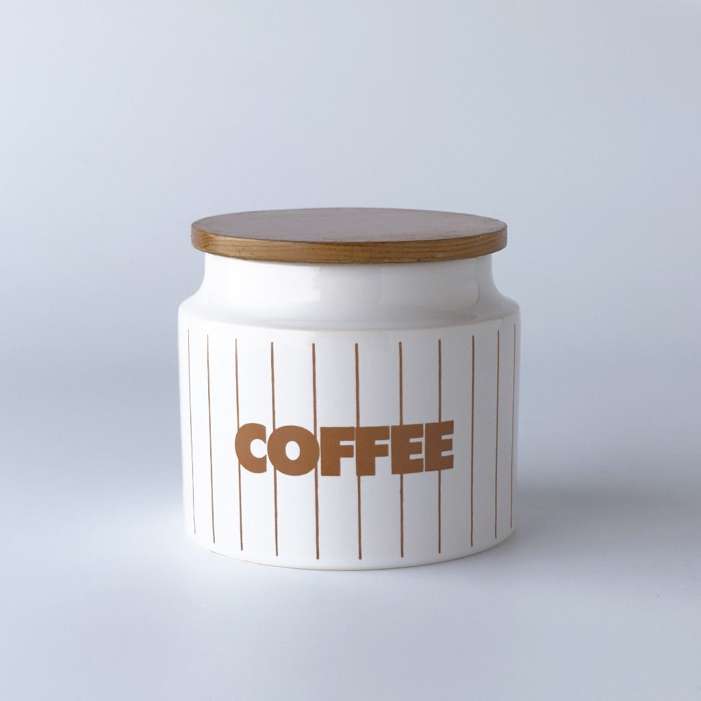 STRIPE ストライプ キャニスター "COFFEE"
