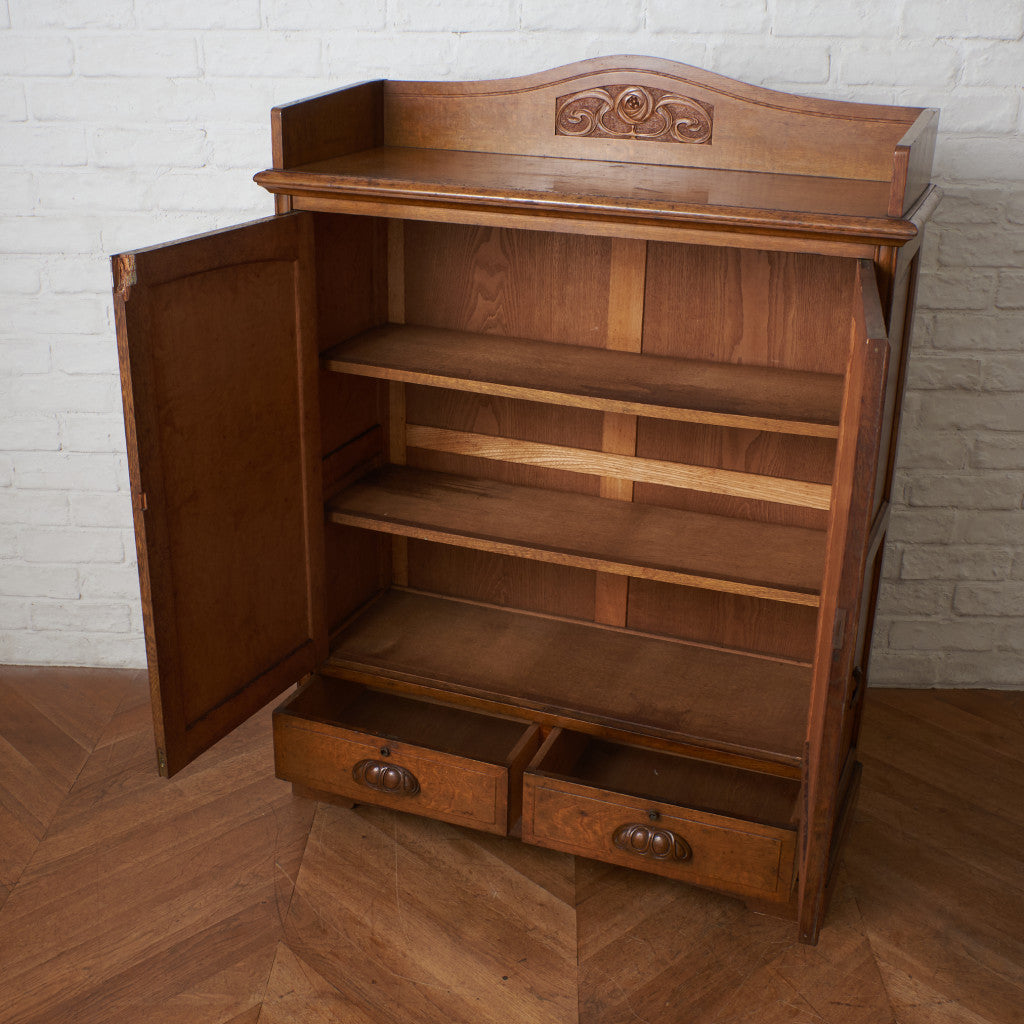 アールヌーヴォー様式 年代物 ブックケース