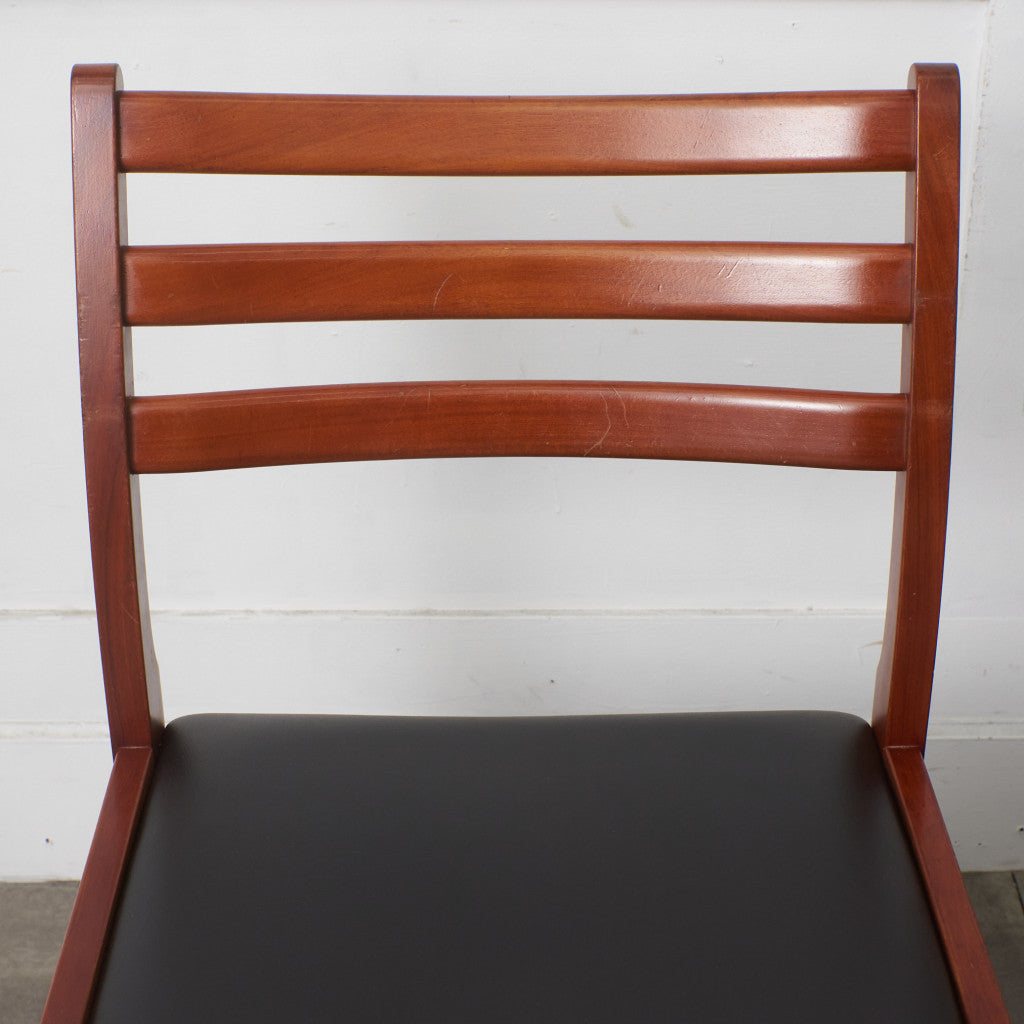 BRASILEIRA ダイニングチェア 4脚セット/ 張替済