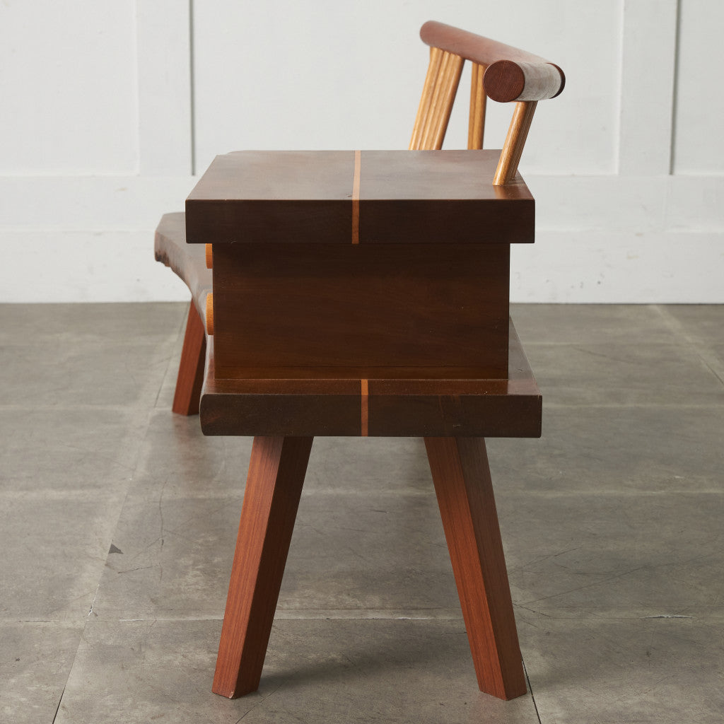 作家物 無垢材 ベンチ