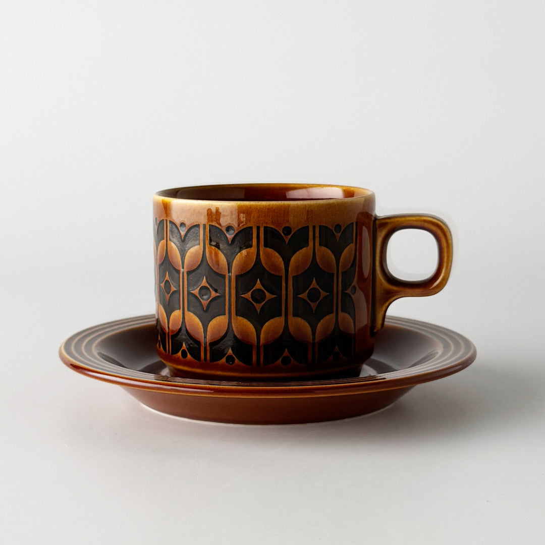 HEIRLOOM エアルーム カップ&ソーサー Autumn brown