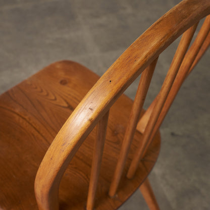 4本スポーク フープバックチェア