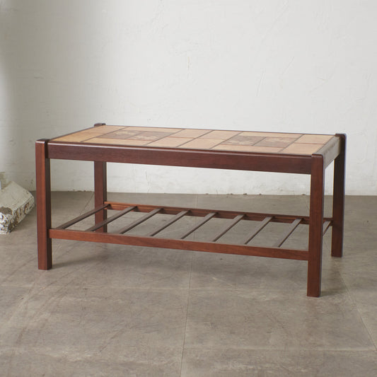 ヴィンテージ タイルトップ コーヒーテーブル