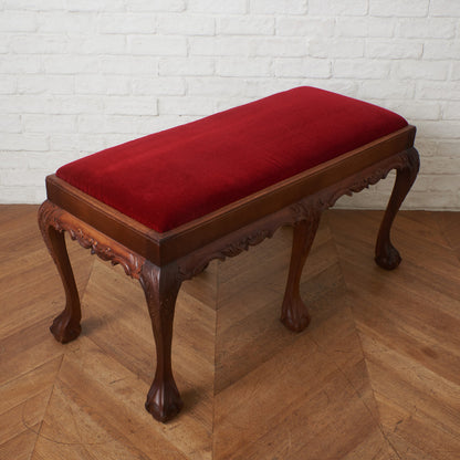 英国クラシック スツール / 張替済