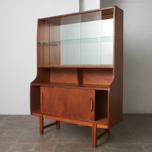 英国ヴィンテージ ガラスキャビネット