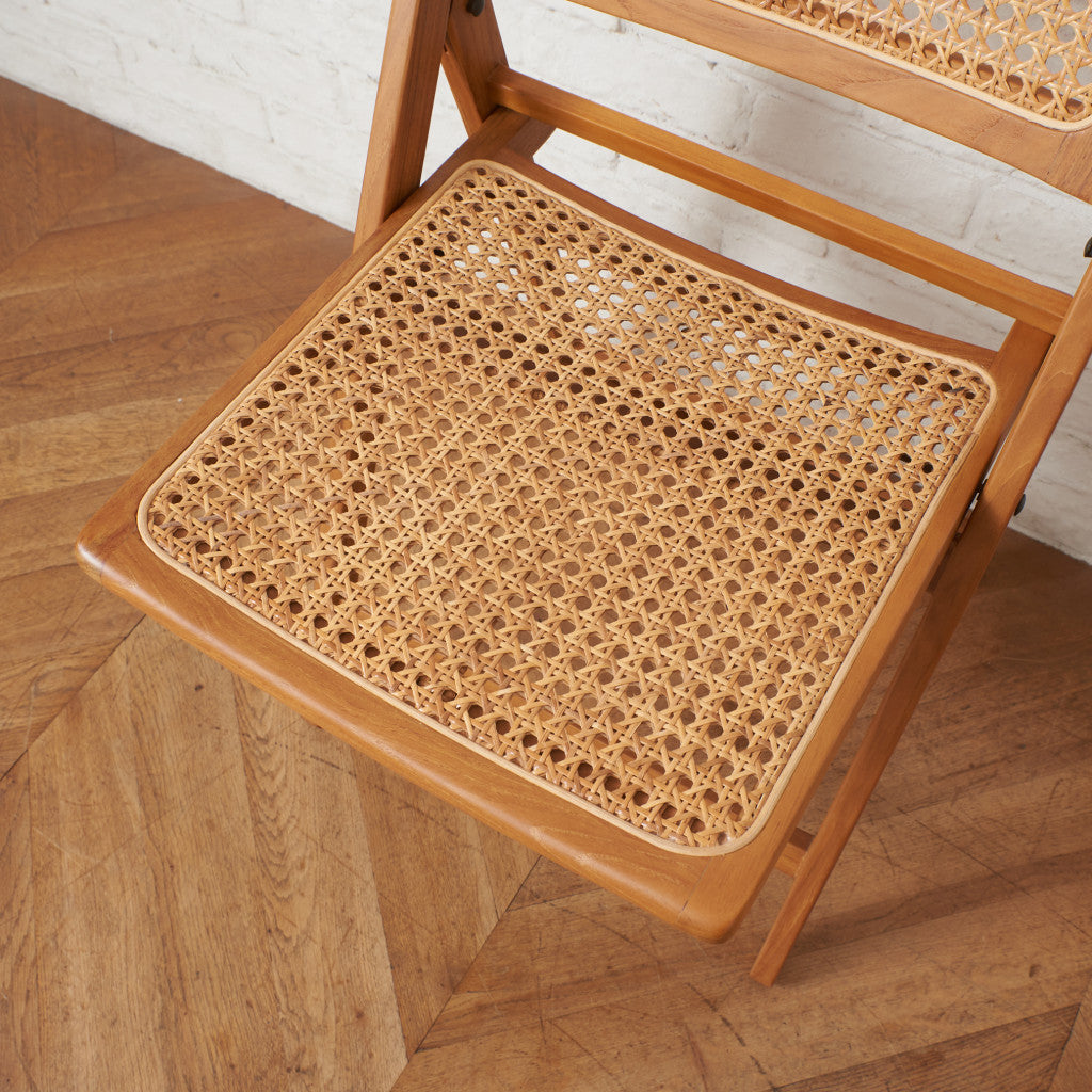 ラタン編み フォールディングチェア