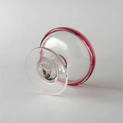 大正期 氷ガラス サンデーカップ