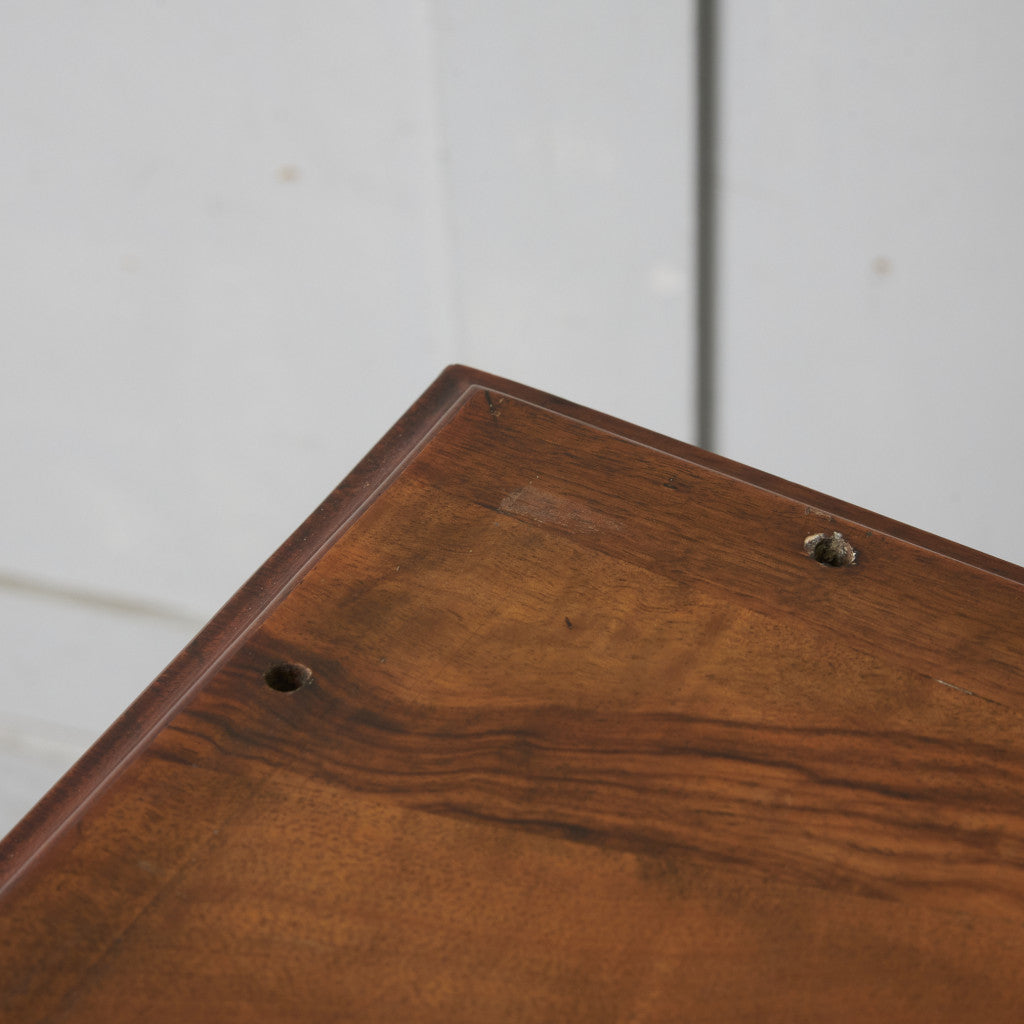 アンティーク ウォールナット材 両袖デスク