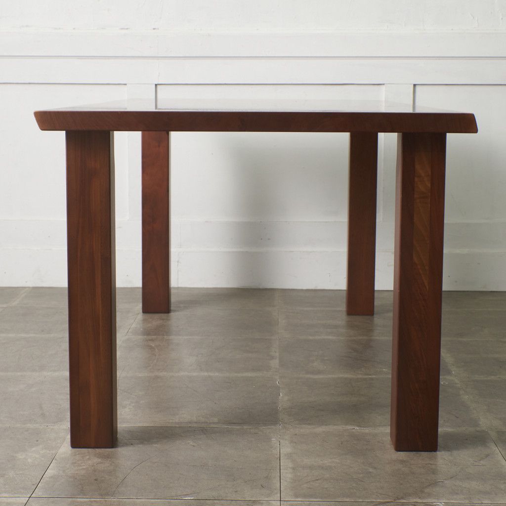 ウォールナット無垢材 ブックマッチ天板 ダイニングテーブル