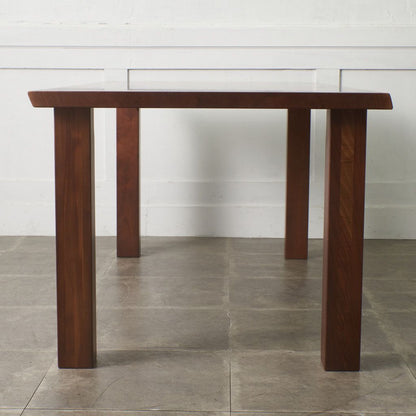 ウォールナット無垢材 ブックマッチ天板 ダイニングテーブル