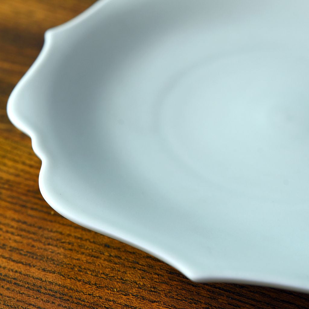 meimei プレート 25.5mm 大皿 ブルーホワイト