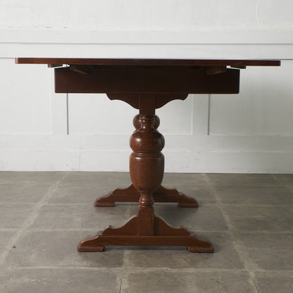 英国アンティーク ドローリーフ ダイニングテーブル