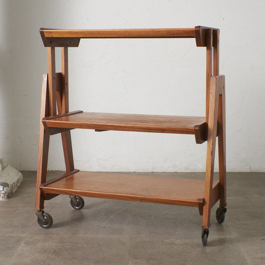 英国ヴィンテージ 拡張式 ティートロリー