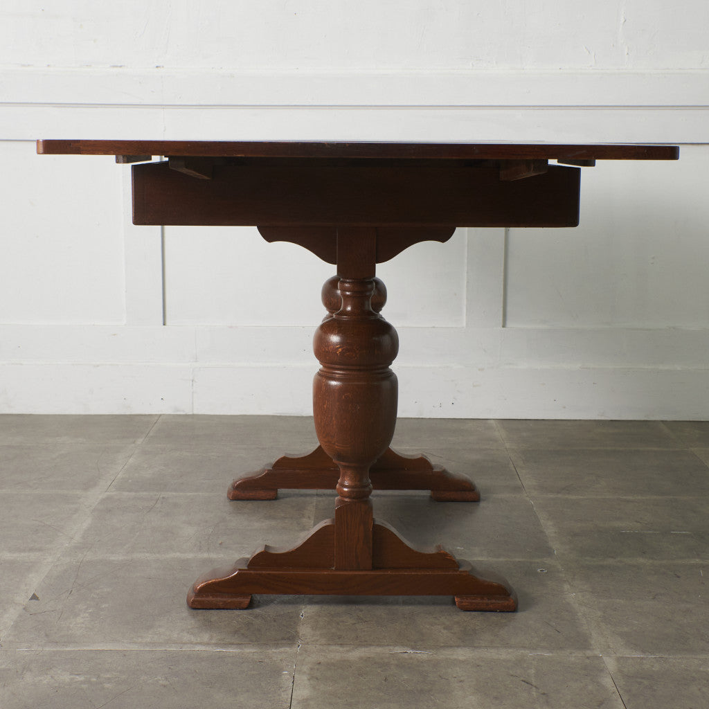 英国アンティーク ドローリーフ ダイニングテーブル