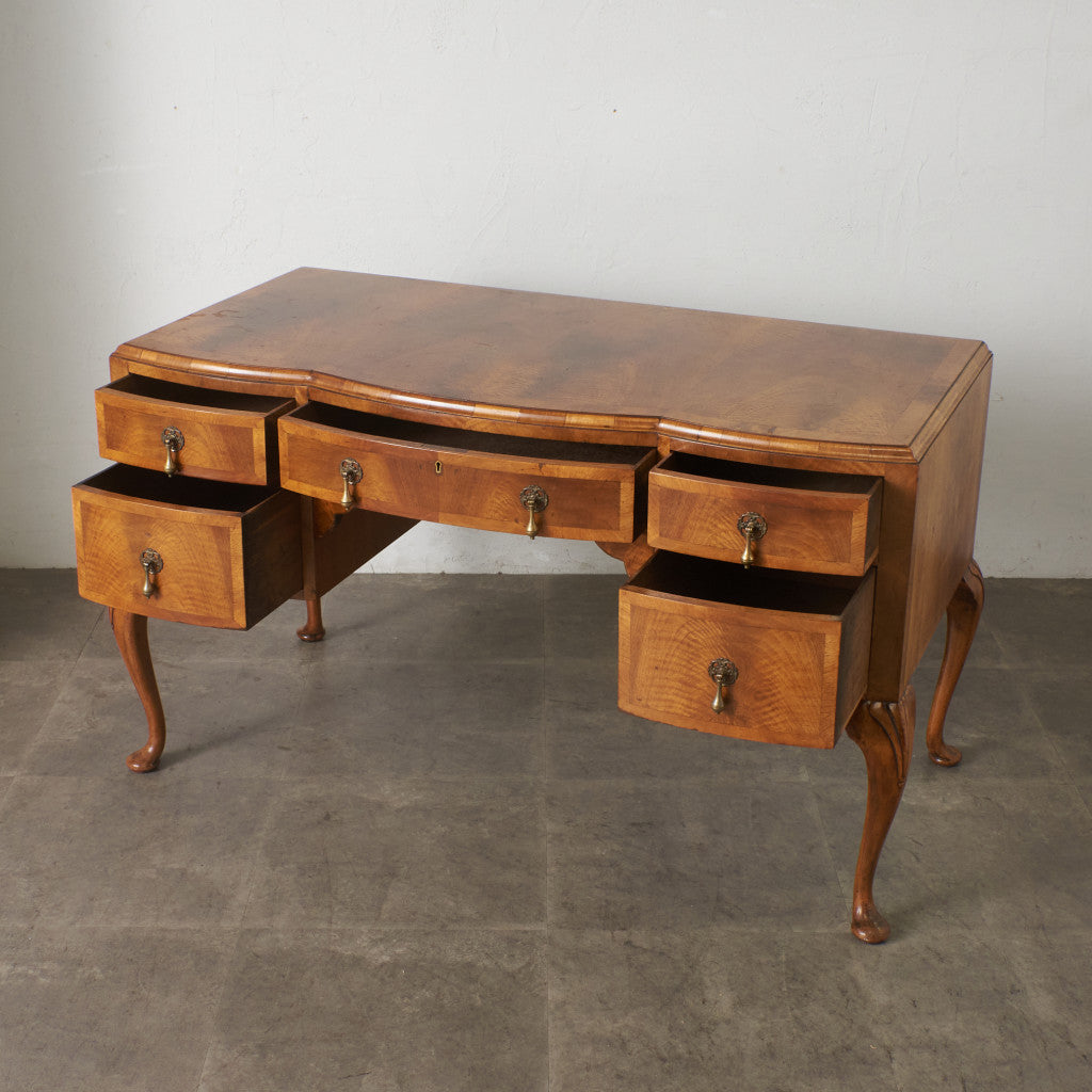 英国アンティーク 両袖デスク