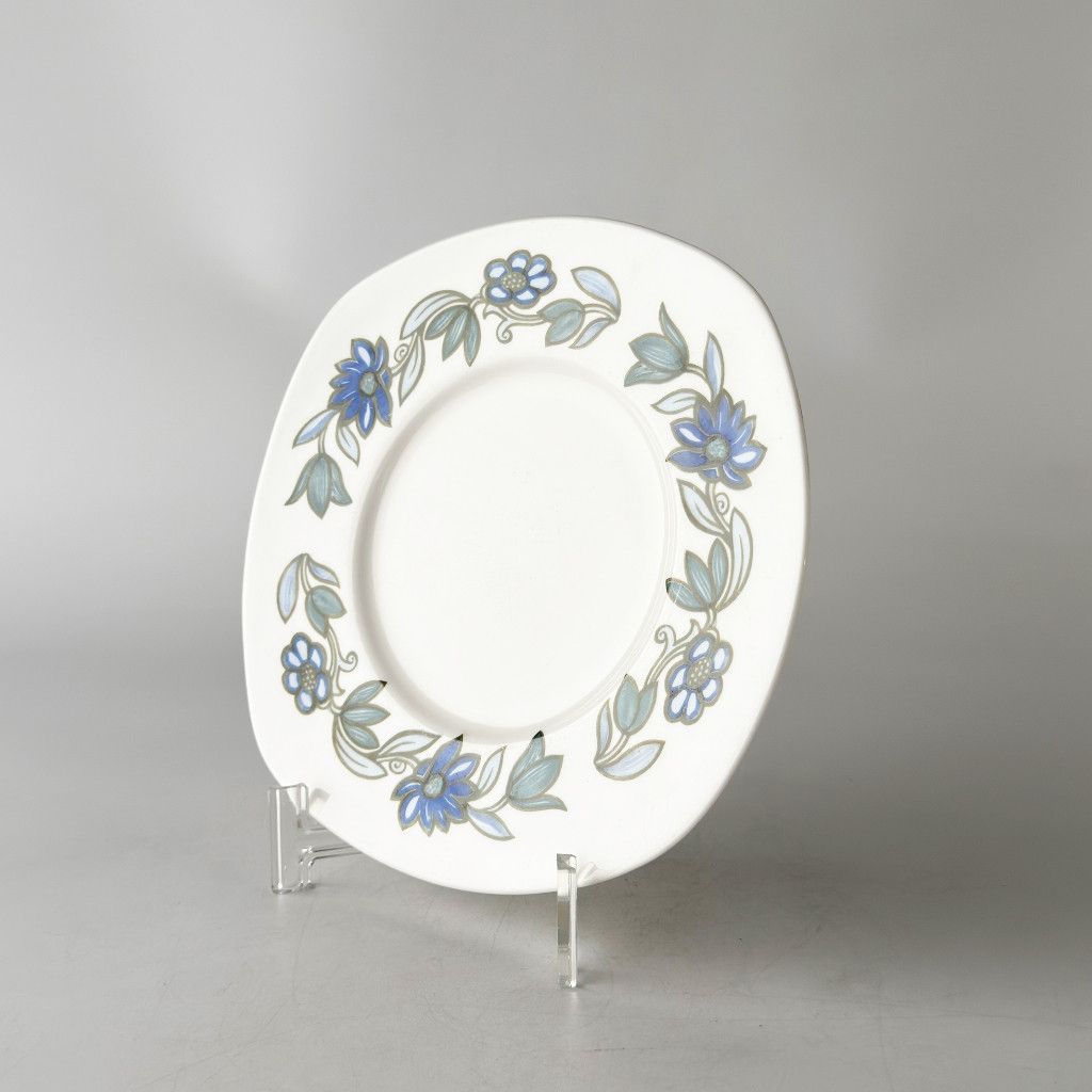 Art Nouveau Blue アールヌーボーブルー ケーキプレートL