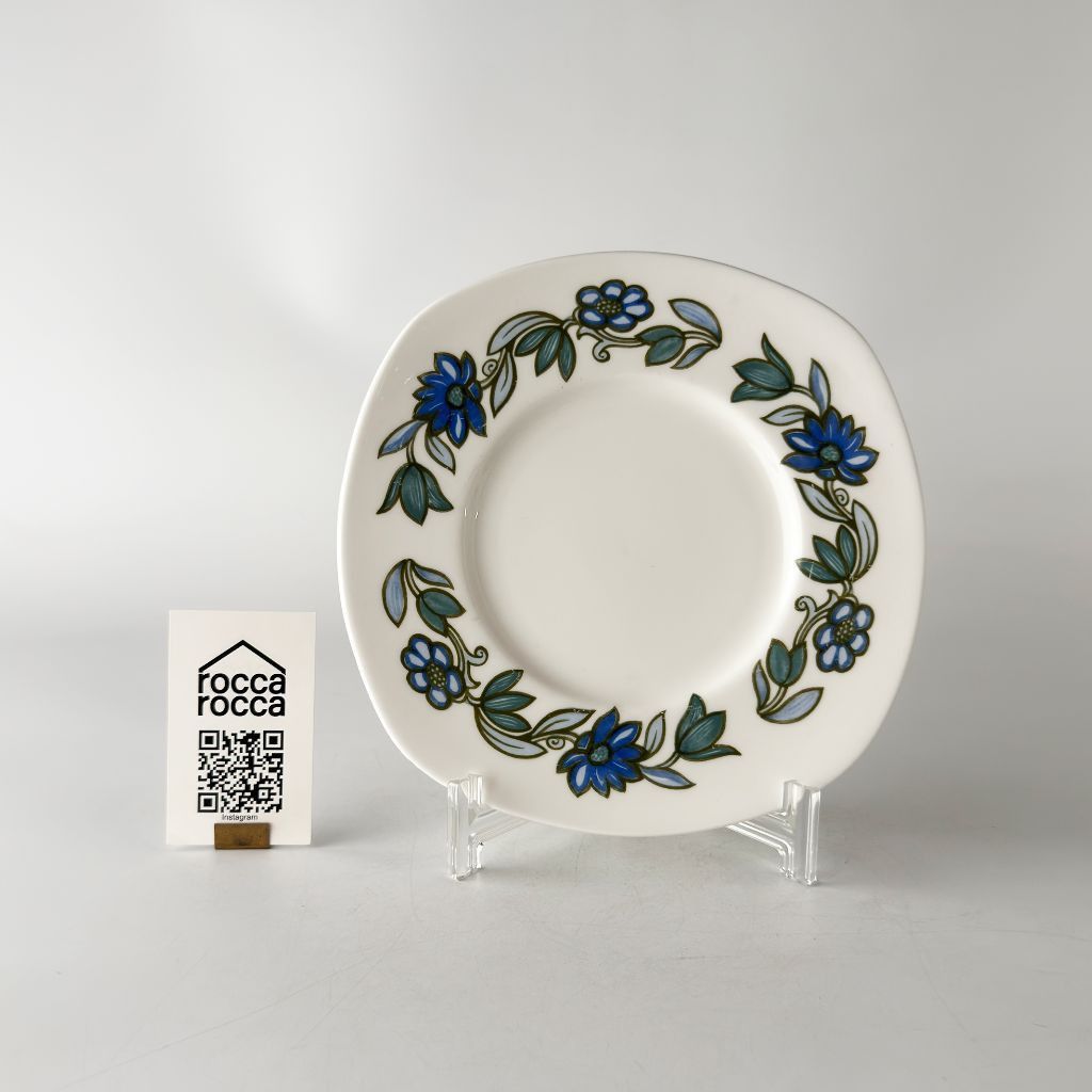 Art Nouveau Blue アールヌーボーブルー ケーキプレートL