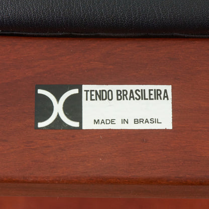 BRASILEIRA ダイニングチェア 4脚セット/ 張替済