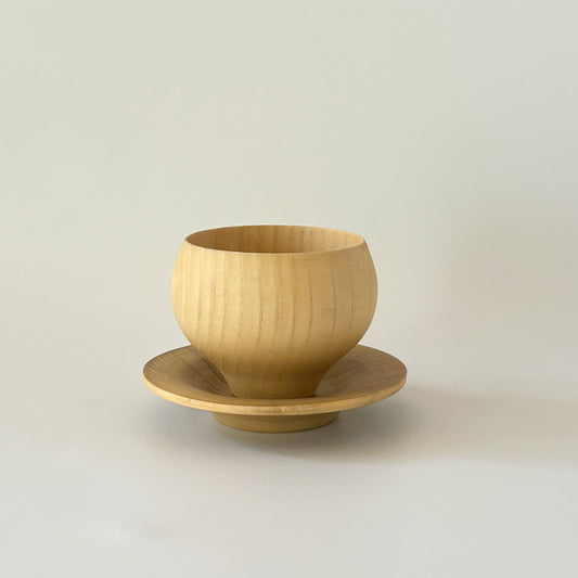 カップ & ソーサー TSUBO / ナチュラル