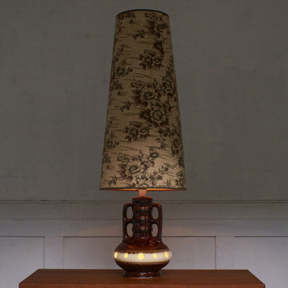 西ドイツヴィンテージ German Art Pottery テーブルランプ