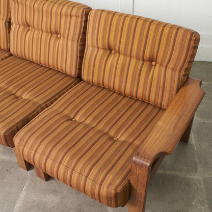 ヴィンテージ 3人掛け セパレートソファ