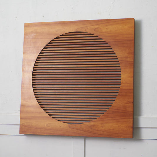 チェリー材 壁掛けCDラック