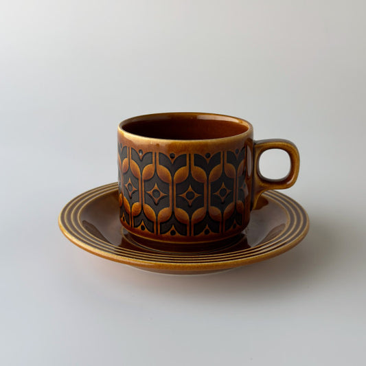 HEIRLOOM エアルーム カップ&ソーサー Autumn brown
