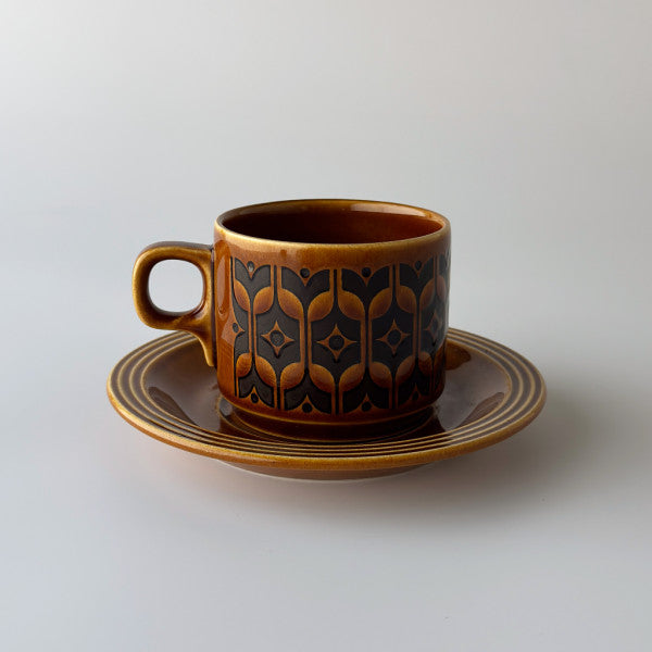 HEIRLOOM エアルーム カップ&ソーサー Autumn brown