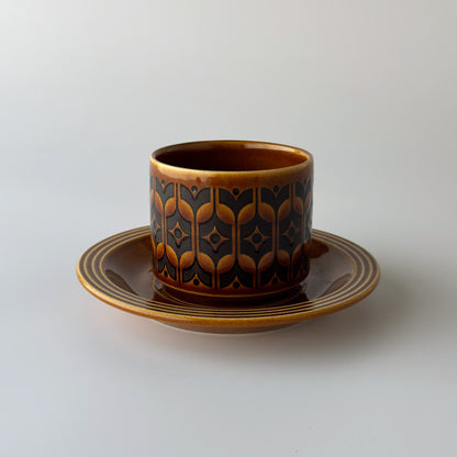 HEIRLOOM エアルーム カップ&ソーサー Autumn brown