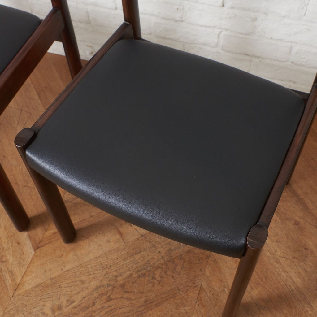 ダイニングチェア 2脚セット / 張替済