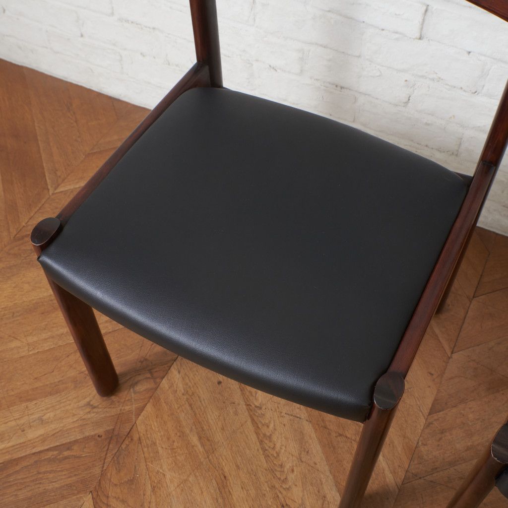 ダイニングチェア 2脚セット / 張替済